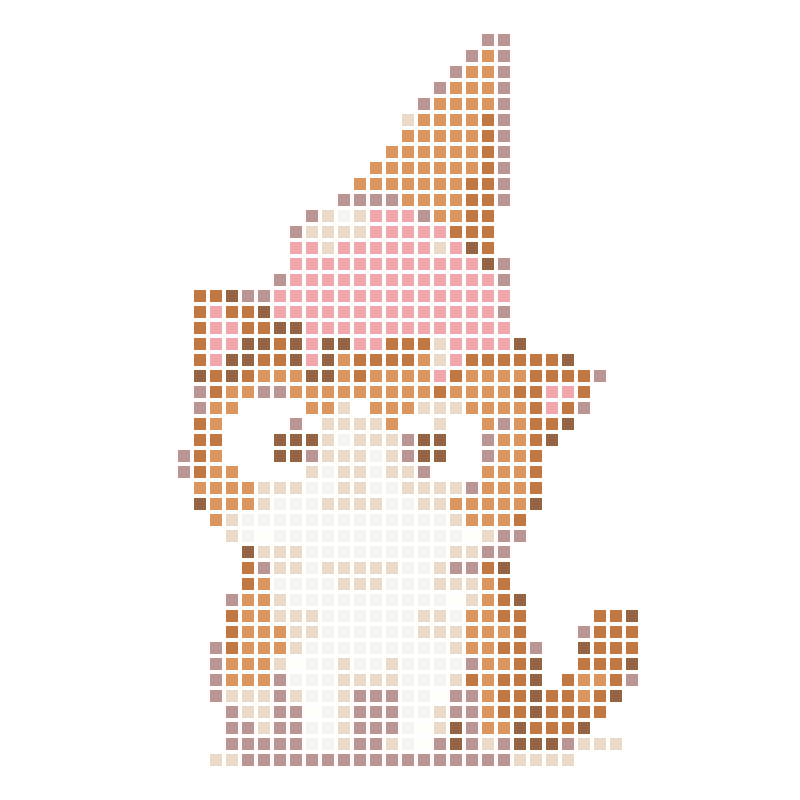A panicked little kitten with melting ice cream