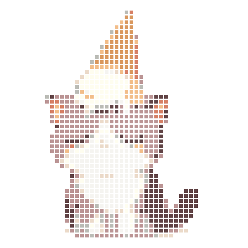 A soft and adorable kitten with an ice cream cone on its head