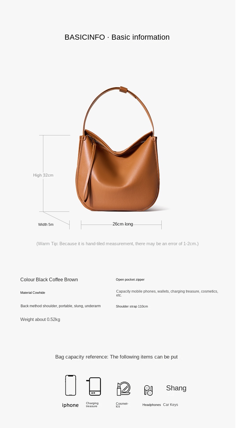  Genuine leather handbags for women 